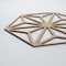 Ekena Millwork Large Hampton Decorative Fretwork Wood Wall Panels, Hickory, 23 3/8"W x 27 "H x 3/8"T WALW24X24X0375HMPHI - alternate 3